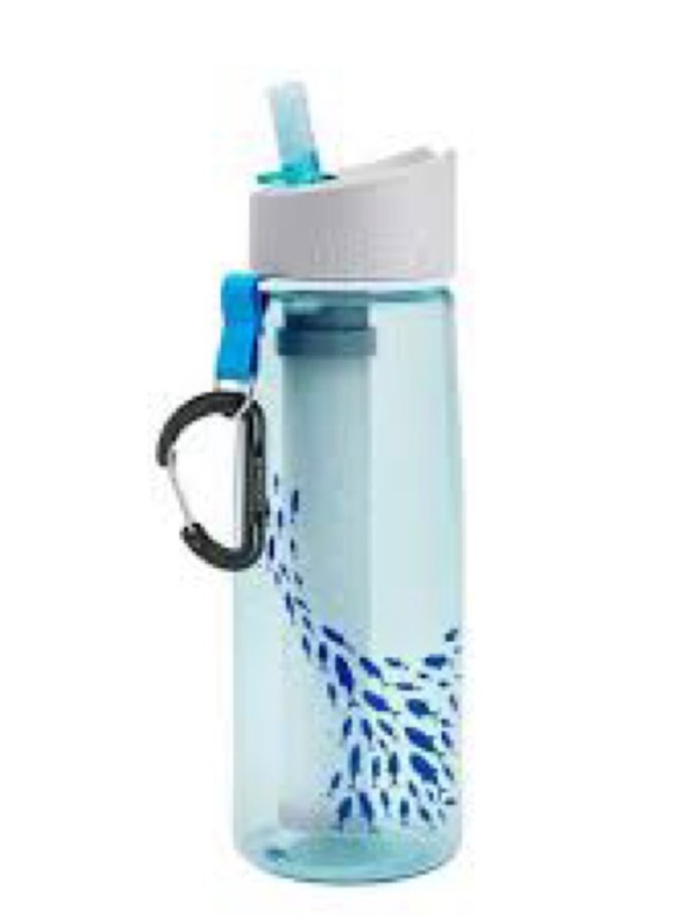 LifeStraw Go by Vestergaard Water Bottle with Filter Straw Hiking Camping